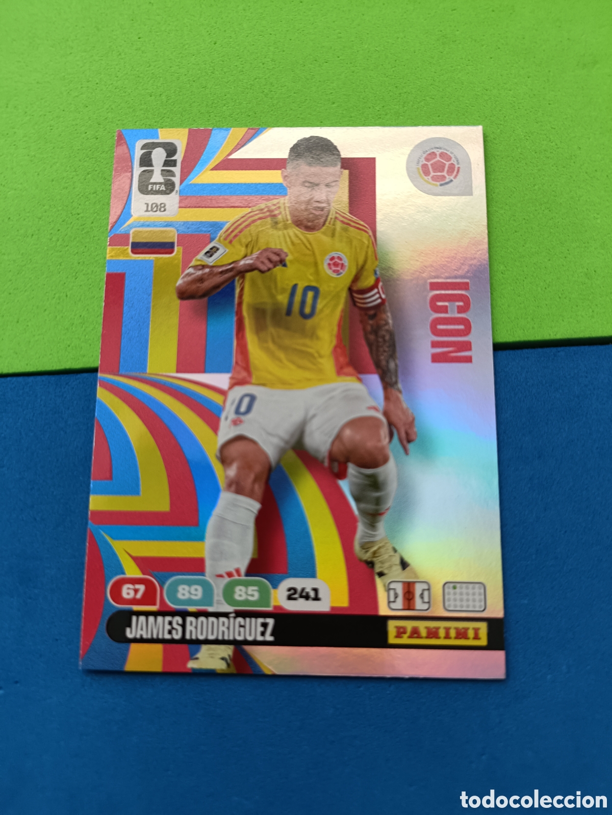 Cromos de F&uacute;tbol: Adrenalyn XL Fifa World cup 2026 mundial - ICON 108 James Rodriguez