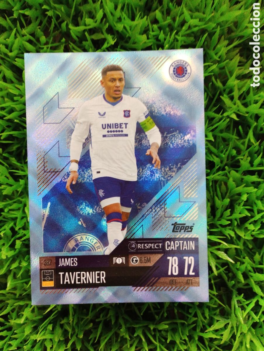 Cromos de F&uacute;tbol: Tavernier Rangers PARALELA CRYSTAL Match Attax 24-25 # 382