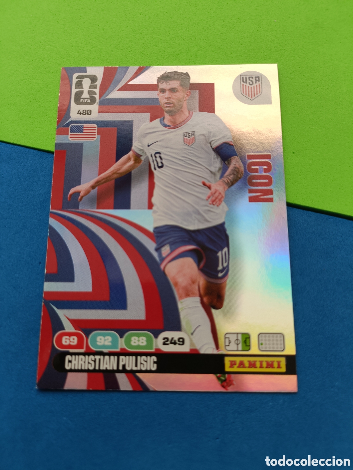 Cromos de F&uacute;tbol: Adrenalyn XL Fifa World cup 2026 mundial - ICON 480 Pulisic