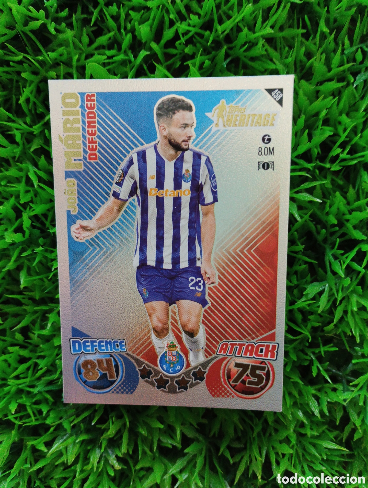 Cromos de F&uacute;tbol: Joao Mario Oporto HERITAGE Match Attax 24-25 # 458
