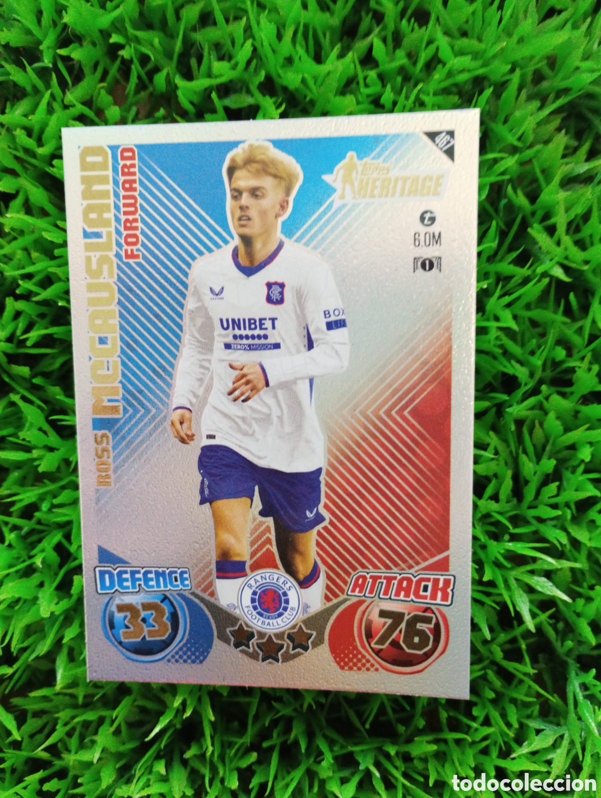 Cromos de F&uacute;tbol: Mccausland Rangers HERITAGE Match Attax 24-25 # 467