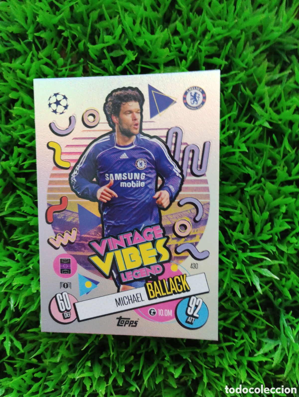 Cromos de F&uacute;tbol: Ballack Chelsea VINTAGE Match Attax 24-25 # 430