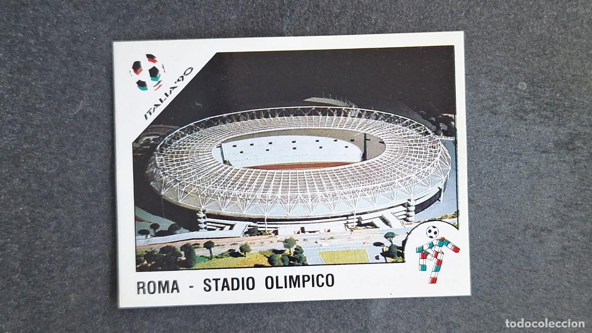Cromos de F&uacute;tbol: L2 ROMA - ESTADIO OLIMPICO 9 MUNDIAL ITALIA 90 1990 PANINI NUNCA PEGADO SIN PEGAR
