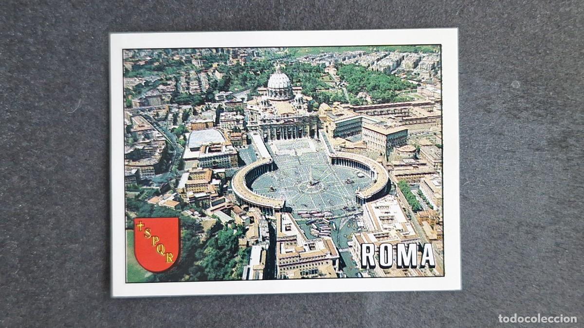 Cromos de F&uacute;tbol: L2 CIUDAD ROMA 10 MUNDIAL ITALIA 90 1990 PANINI NUNCA PEGADO SIN PEGAR