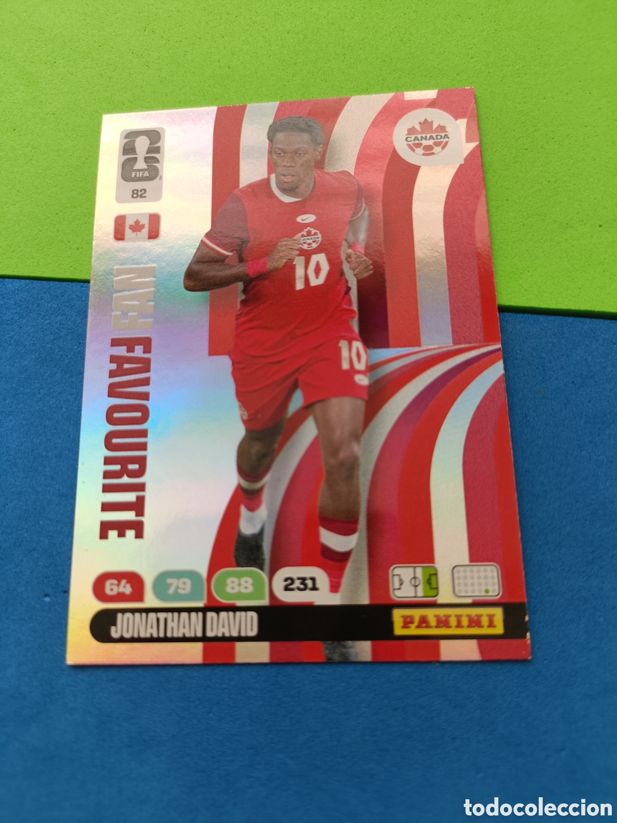 Cromos de F&uacute;tbol: Adrenalyn XL Fifa World cup 2026 mundial - Fan Favourite 82 Jonathan David