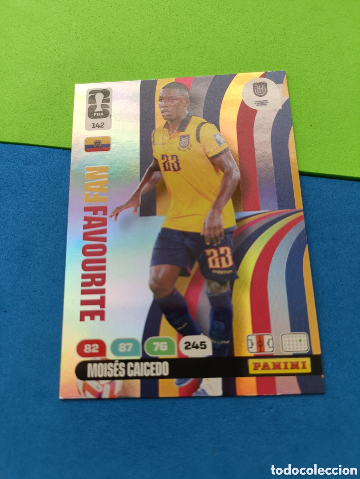 Cromos de F&uacute;tbol: Adrenalyn XL Fifa World cup 2026 mundial - Fan Favourite 142 Caicedo