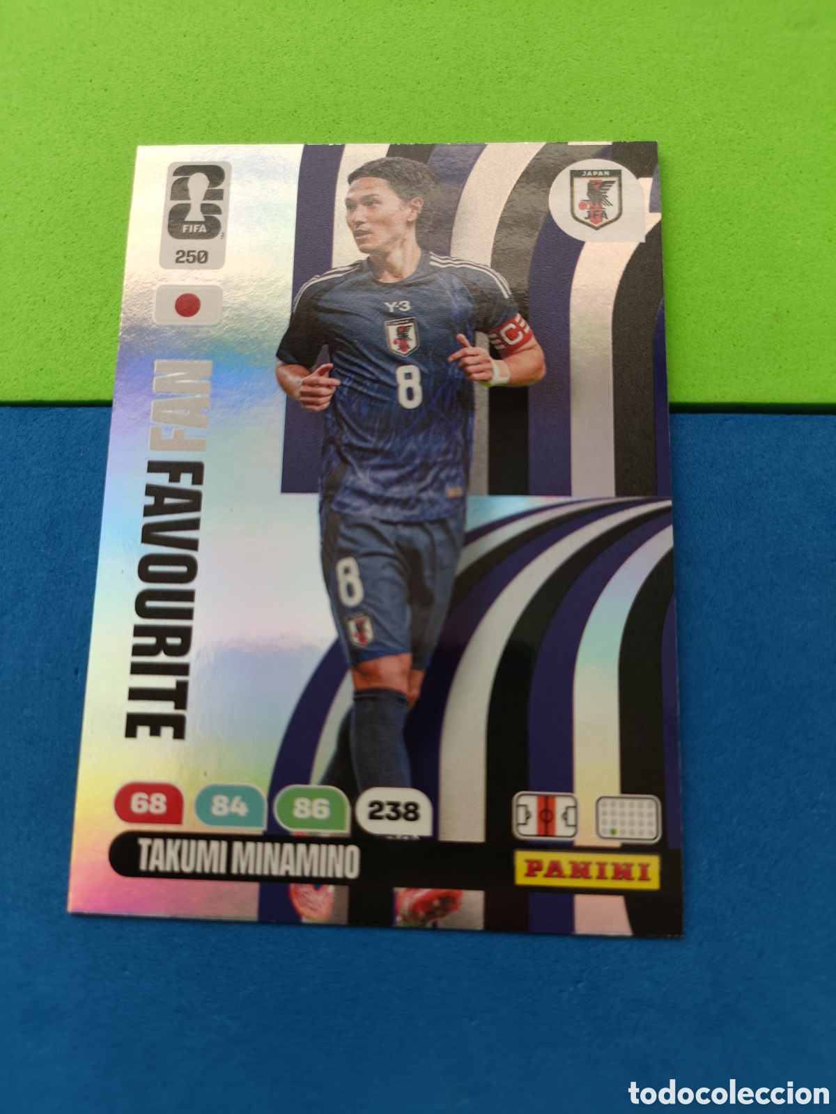 Fu&szlig;ball-Sticker: Adrenalyn XL Fifa World cup 2026 mundial - Fan Favourite 250 Minamino