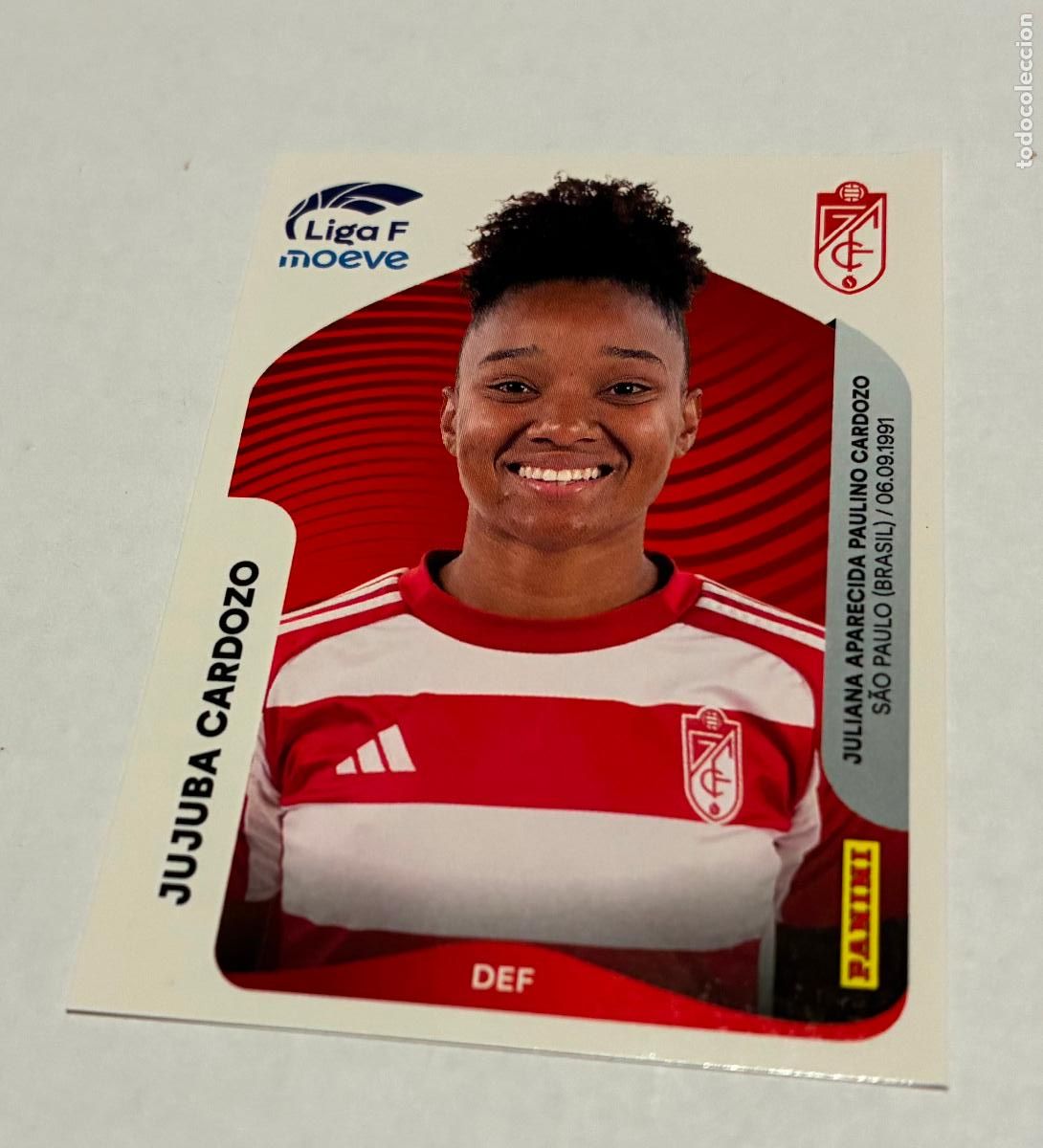Cromos de F&uacute;tbol: CROMO FUTBOL JUJUBA CARDOZO, LIGA FEMENINA MOEVE 2025-2026 ,Numero 208