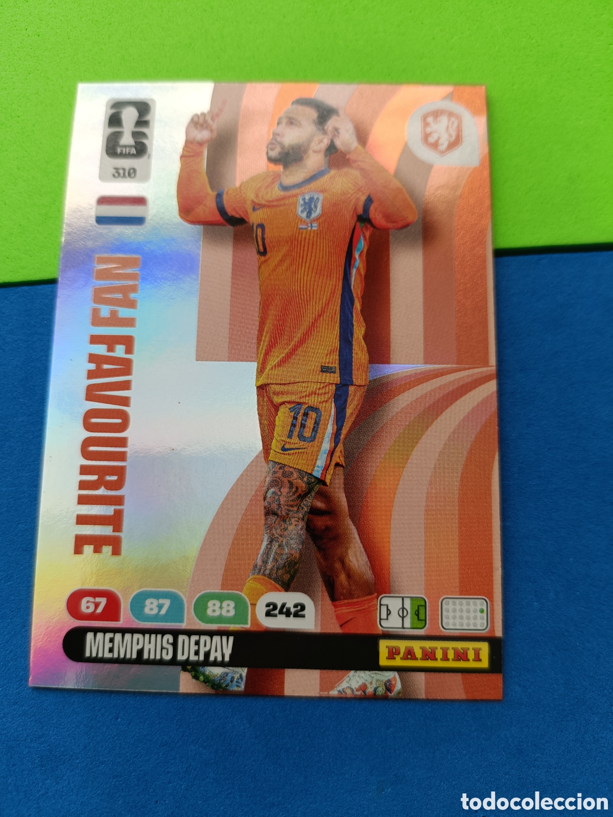 Cromos de F&uacute;tbol: Adrenalyn XL Fifa World cup 2026 mundial - Fan Favourite 310 Depay