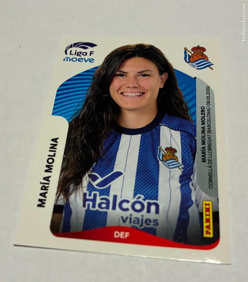 Cromos de F&uacute;tbol: CROMO FUTBOL PANINI MARIA MOLINA, LIGA FEMENINA MOEVE, 2025-2026, Numero 288 A