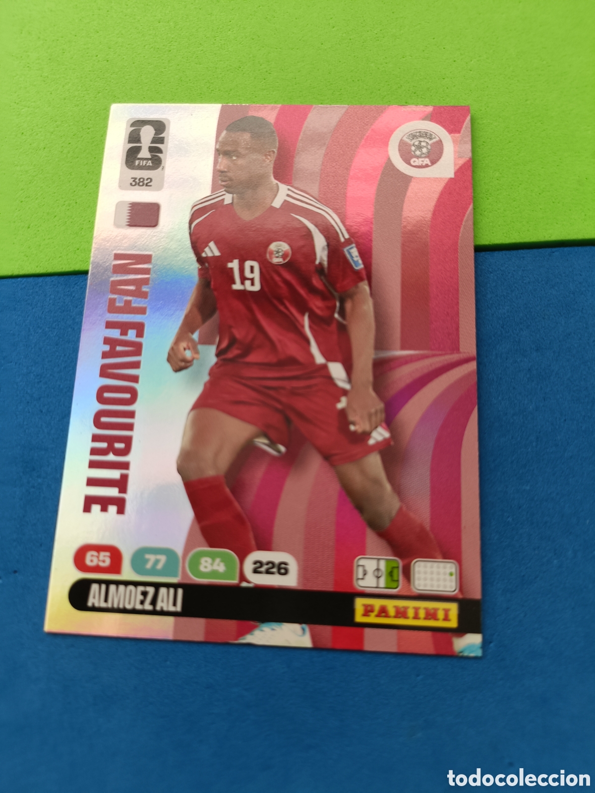 Cromos de F&uacute;tbol: Adrenalyn XL Fifa World cup 2026 mundial - Fan Favourite 382 Almoez Ali