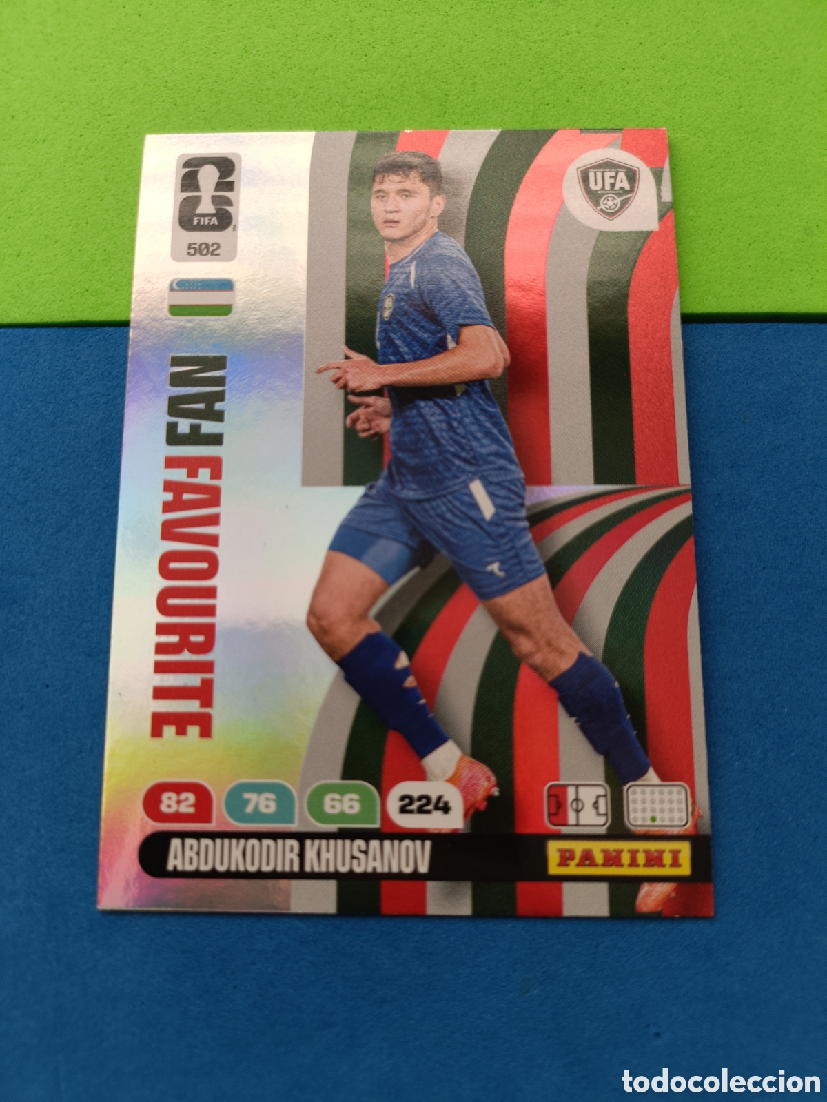 Cromos de F&uacute;tbol: Adrenalyn XL Fifa World cup 2026 mundial - Fan Favourite 502 Khusanov