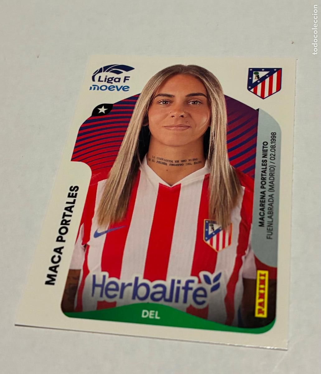 Cromos de F&uacute;tbol: CROMO FUTBOL PANINI MACA PORTALES, LIGA FEMENINA MOEVE 2025-26. Numero 56
