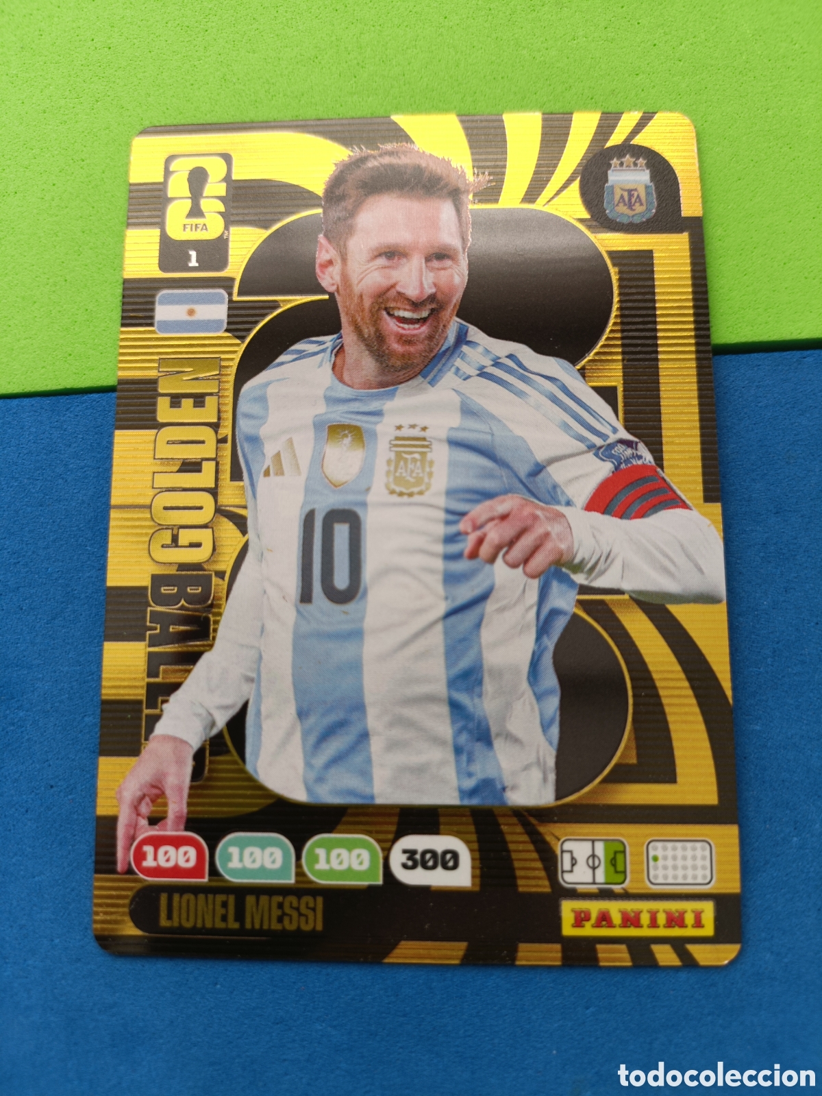 Fu&szlig;ball-Sticker: Adrenalyn XL Fifa World cup 2026 mundial - Golden baller 1 Messi