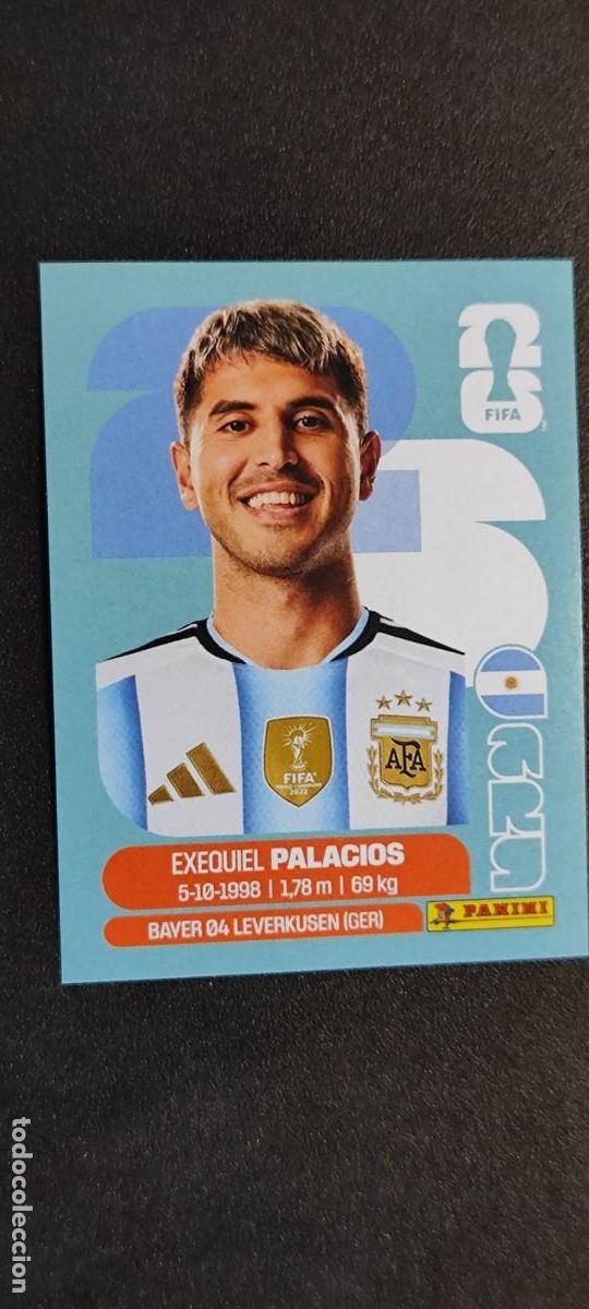 Fu&szlig;ball-Sticker: FIFA WORLD CUP 2026 STICKER PALACIOS ARGENTINA # ARG11 PANINI