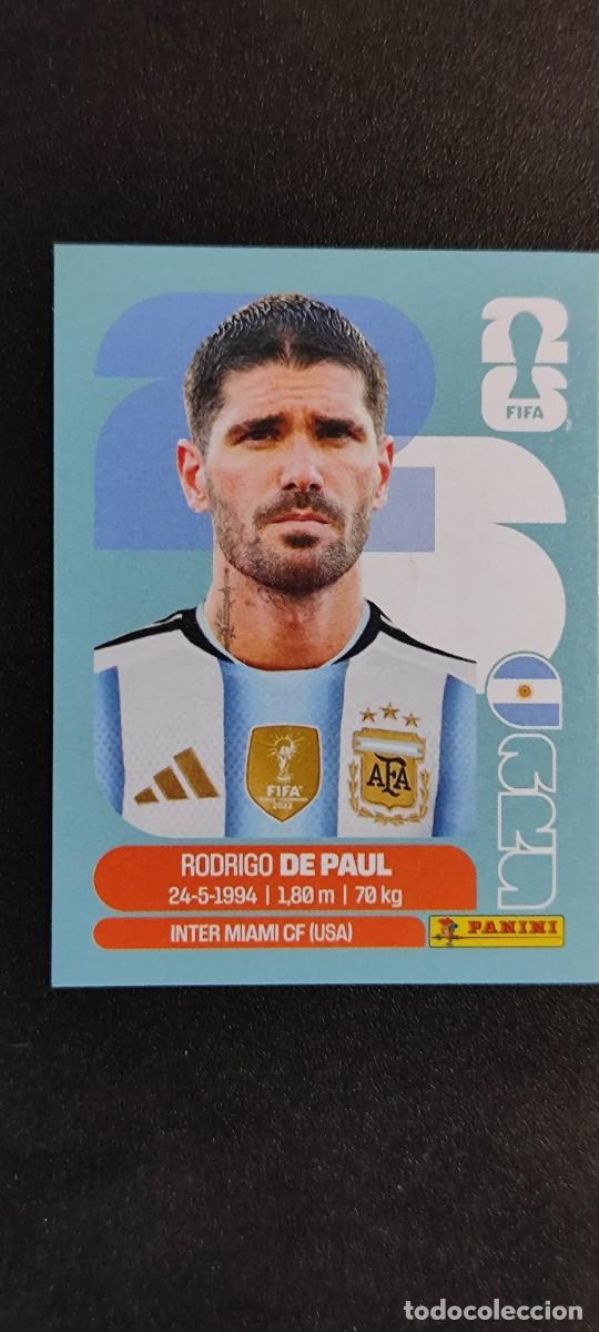 Figurine di Calcio: FIFA WORLD CUP 2026 STICKER DE PAUL ARGENTINA # ARG10 PANINI