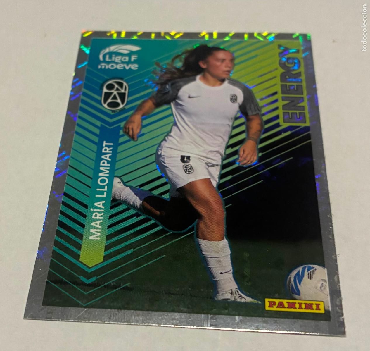 Figurine di Calcio: CROMO FUTBOL PANINI MARIA LLOMPART, ENERGY, LIGA FEMENINA MOEVE 2025-26 Numero 348