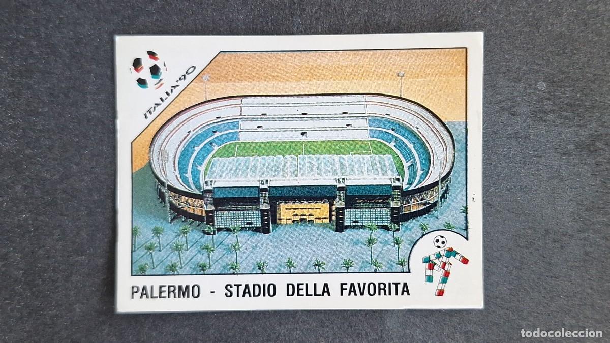 Cromos de F&uacute;tbol: L3 PALERMO - ESTADIO DELLA FAVORITA 37 MUNDIAL ITALIA 90 1990 PANINI NUNCA PEGADO SIN PEGAR