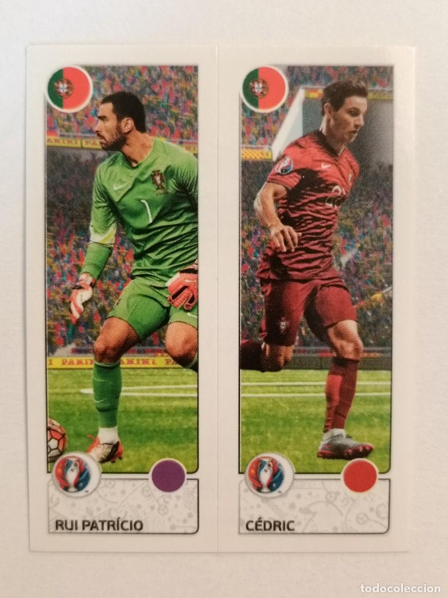 Cromos de F&uacute;tbol: #598 RUI PATRICIO-CEDRIC (PORTUGAL) EURO FRANCIA 2016 PANINI