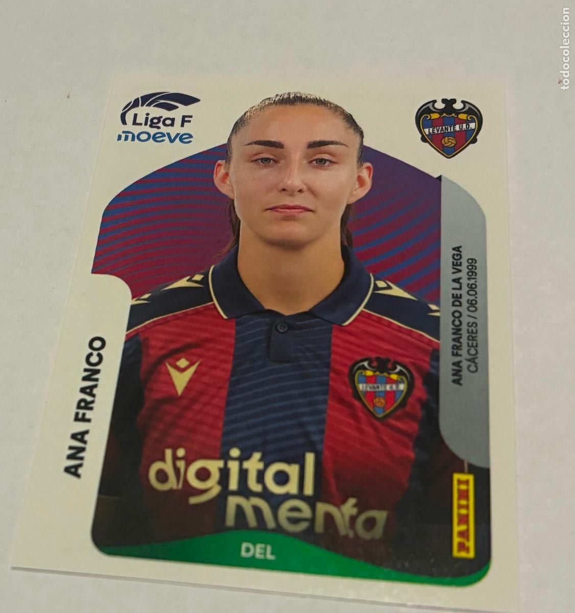 Cromos de F&uacute;tbol: CROMO FUTBOL PANINI ANA FRANCO, LIGA FEMENINA MOEVE 2025-26, Numero 238