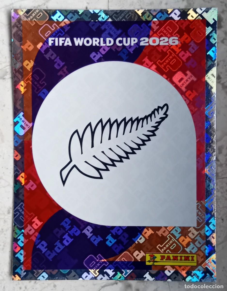 Cromos de F&uacute;tbol: Figurina Panini 2026 Cromo World Cup Usa Mundial 2026 scudetto escudo badge New Zeland n NZL 1