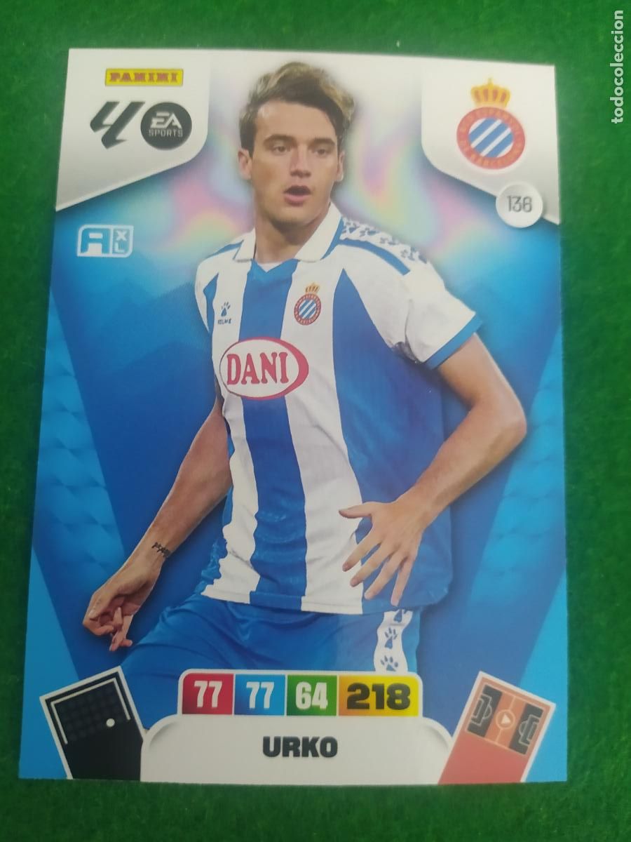 Cromos de F&uacute;tbol: adrenalyn xl 2025 2026 codigo sin activar espanyol n&ordm; 136 urko