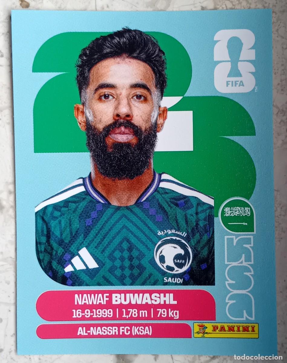 Cromos de F&uacute;tbol: Figurina Panini 2026 Cromo World Cup Usa Mundial 2026 Nawah Buwashl Saudi Arabia n KSA 5