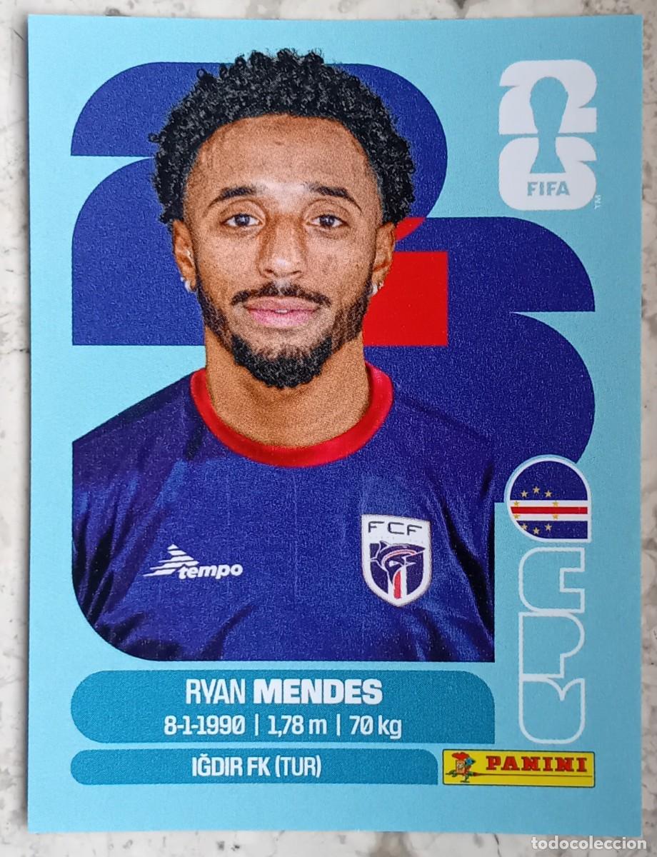 Cromos de F&uacute;tbol: Figurina Panini 2026 Cromo World Cup Usa Mundial 2026 Ryan Mendes Cape Verde n CPV 17