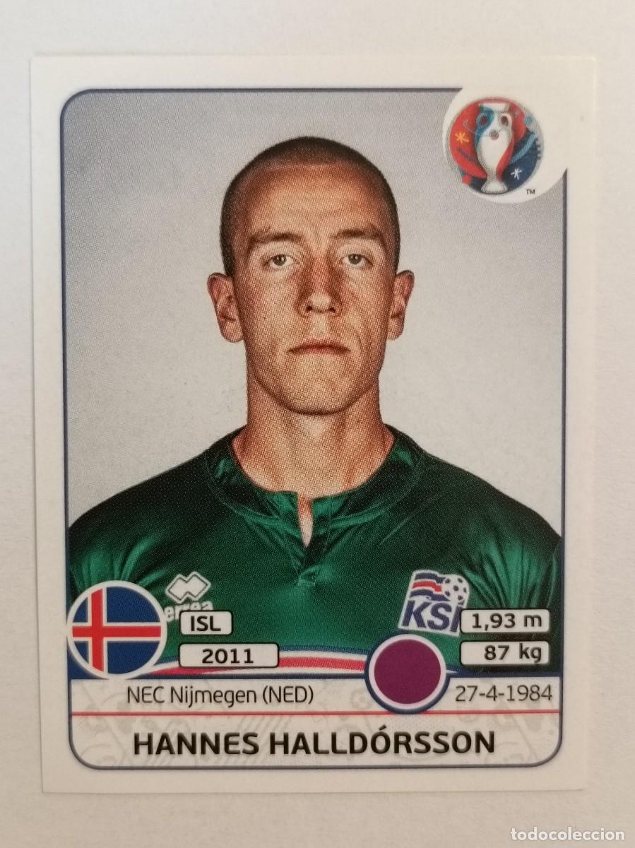 Cromos de F&uacute;tbol: #609 HANNES HALLDORSSON (ISLANDIA) EURO FRANCIA 2016 PANINI
