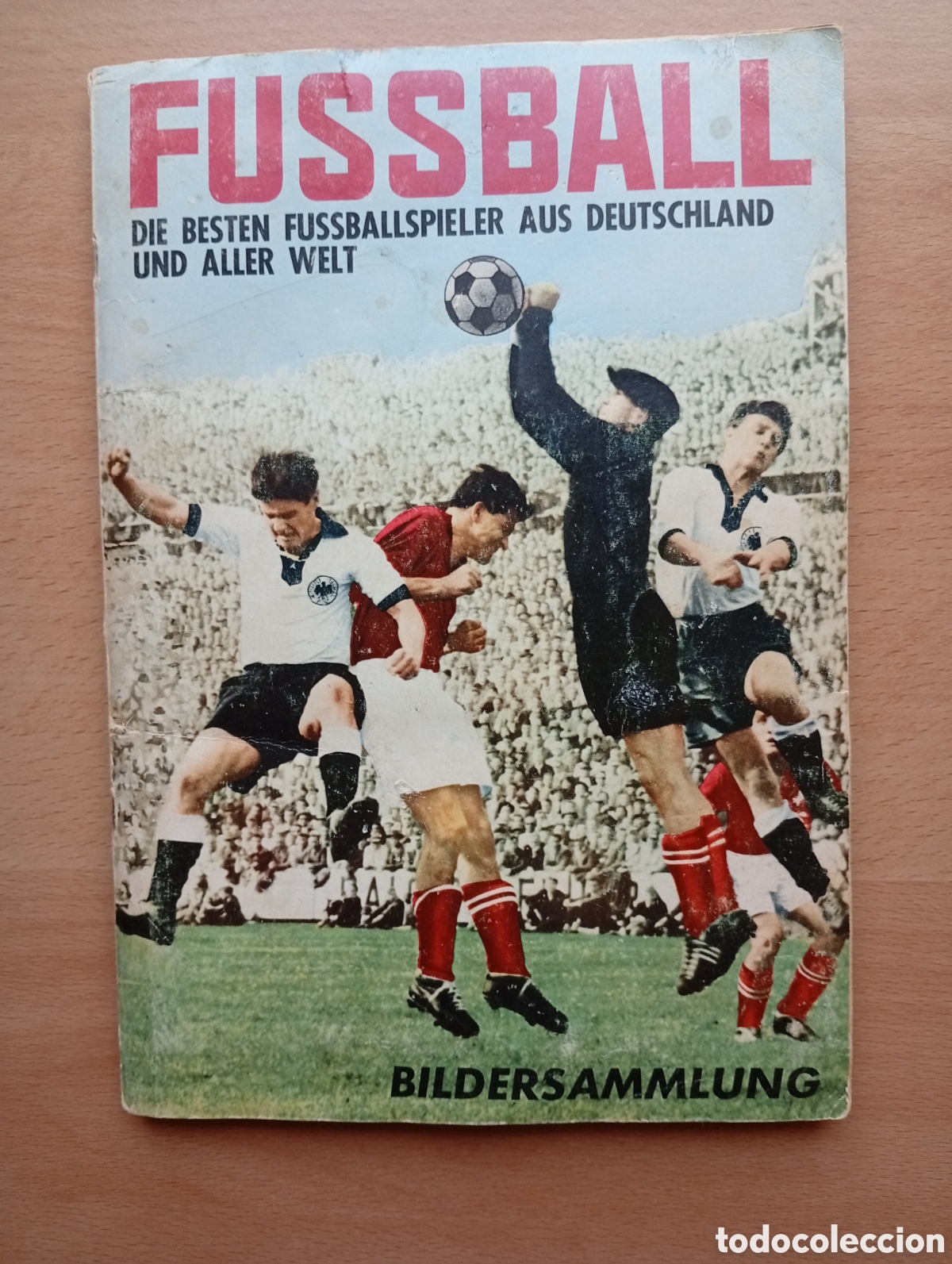 Fu&szlig;ball-Sticker: Album Mejores jugadores de Alemania y mundo 1964/65 - Pele, Di Stefano, Eusebio, Gento, Yashin......