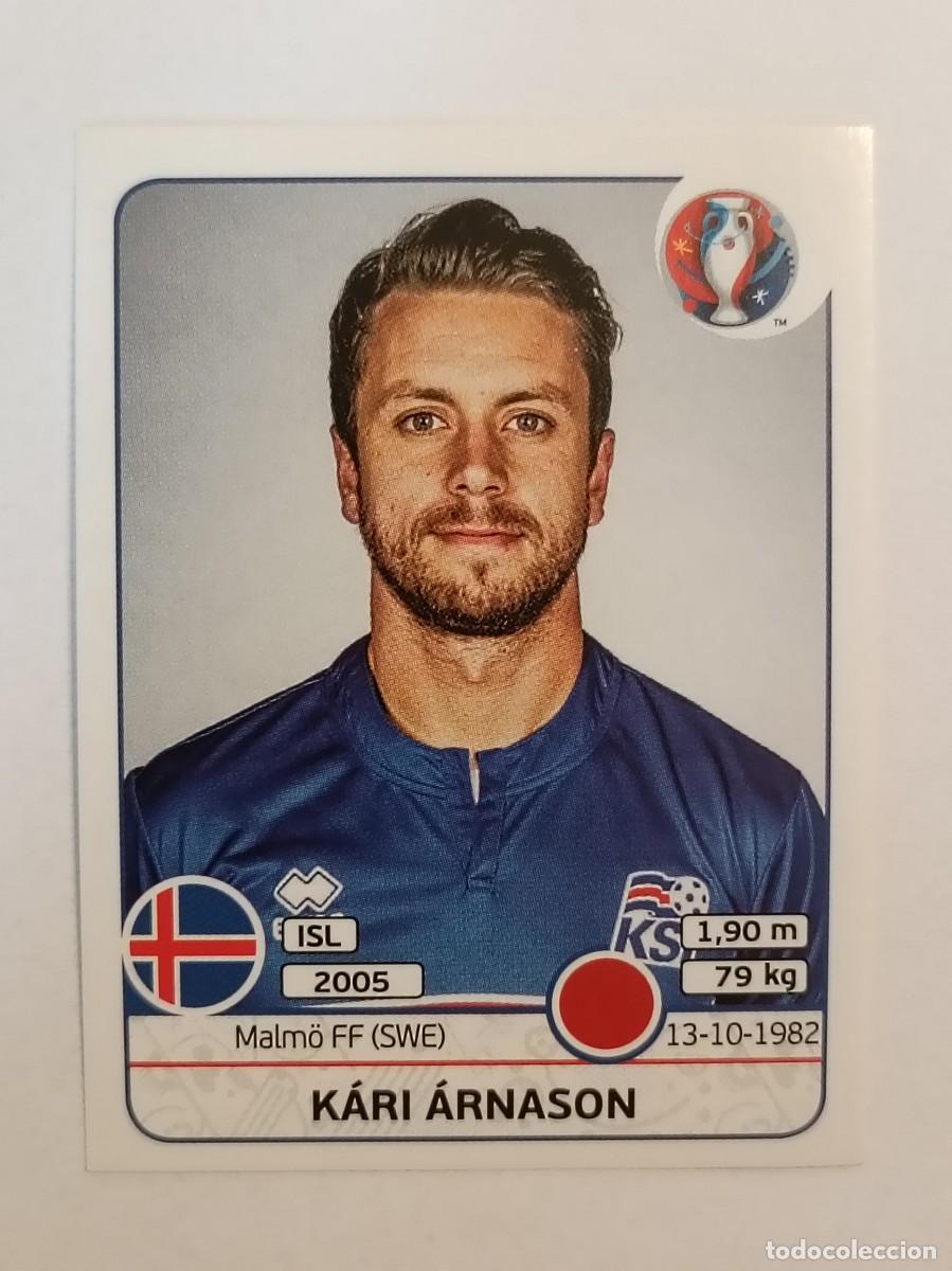 Cromos de F&uacute;tbol: #615 KARI ARNASON (ISLANDIA) EURO FRANCIA 2016 PANINI