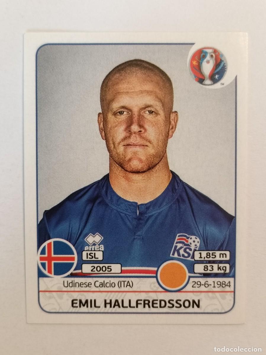 Cromos de F&uacute;tbol: #618 EMIL HALLFREDSSON (ISLANDIA) EURO FRANCIA 2016 PANINI