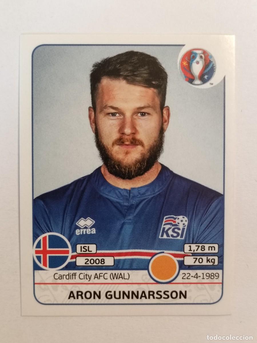 Cromos de F&uacute;tbol: #619 ARON GUNNARSSON (ISLANDIA) EURO FRANCIA 2016 PANINI