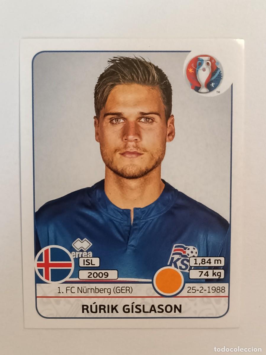 Cromos de F&uacute;tbol: #620 RURIK GISLASON (ISLANDIA) EURO FRANCIA 2016 PANINI