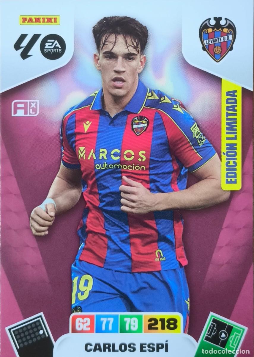 Cromos de F&uacute;tbol: FUTBOL - ADRENALYN - 2025-2026 - 25-26 - LEVANTE - CARLOS ESPI - EDICION LIMITADA