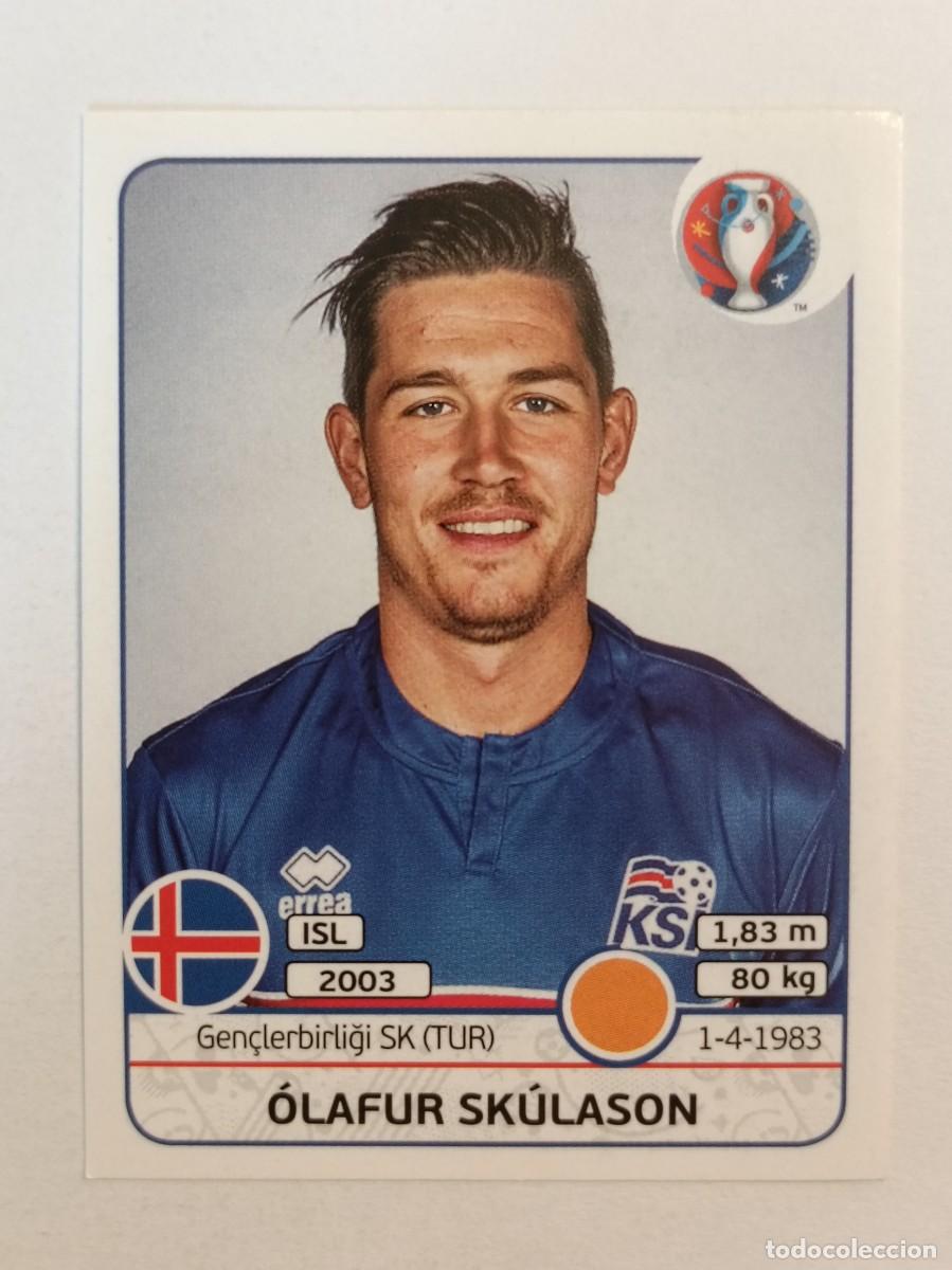 Cromos de F&uacute;tbol: #622 OLAFUR SKULASON (ISLANDIA) EURO FRANCIA 2016 PANINI
