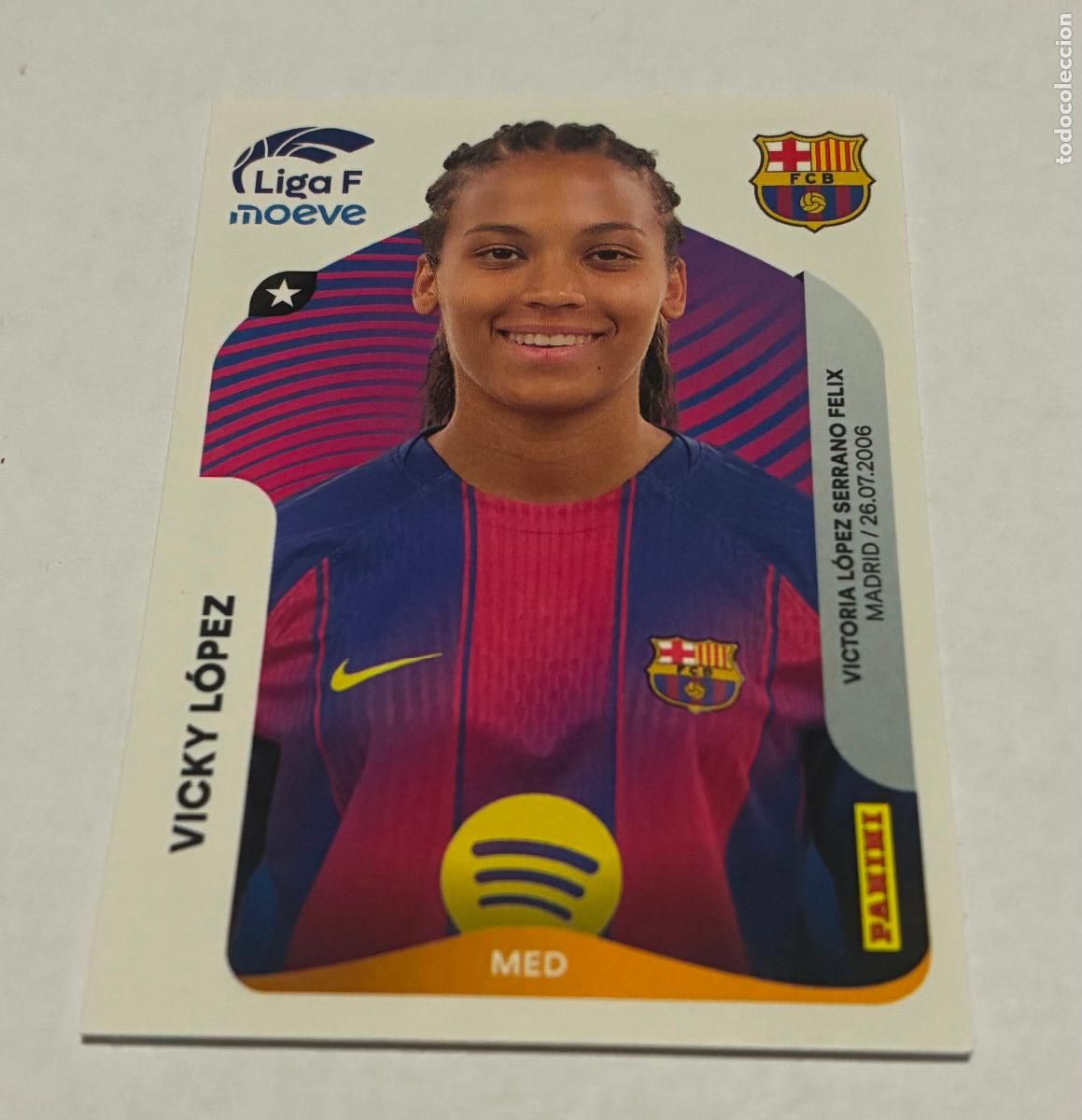 Cromos de F&uacute;tbol: CROMO FUTBOL PANINI VICKY LOPEZ, LIGA FEMENINA MOEVE, 2025-26 Numero 97