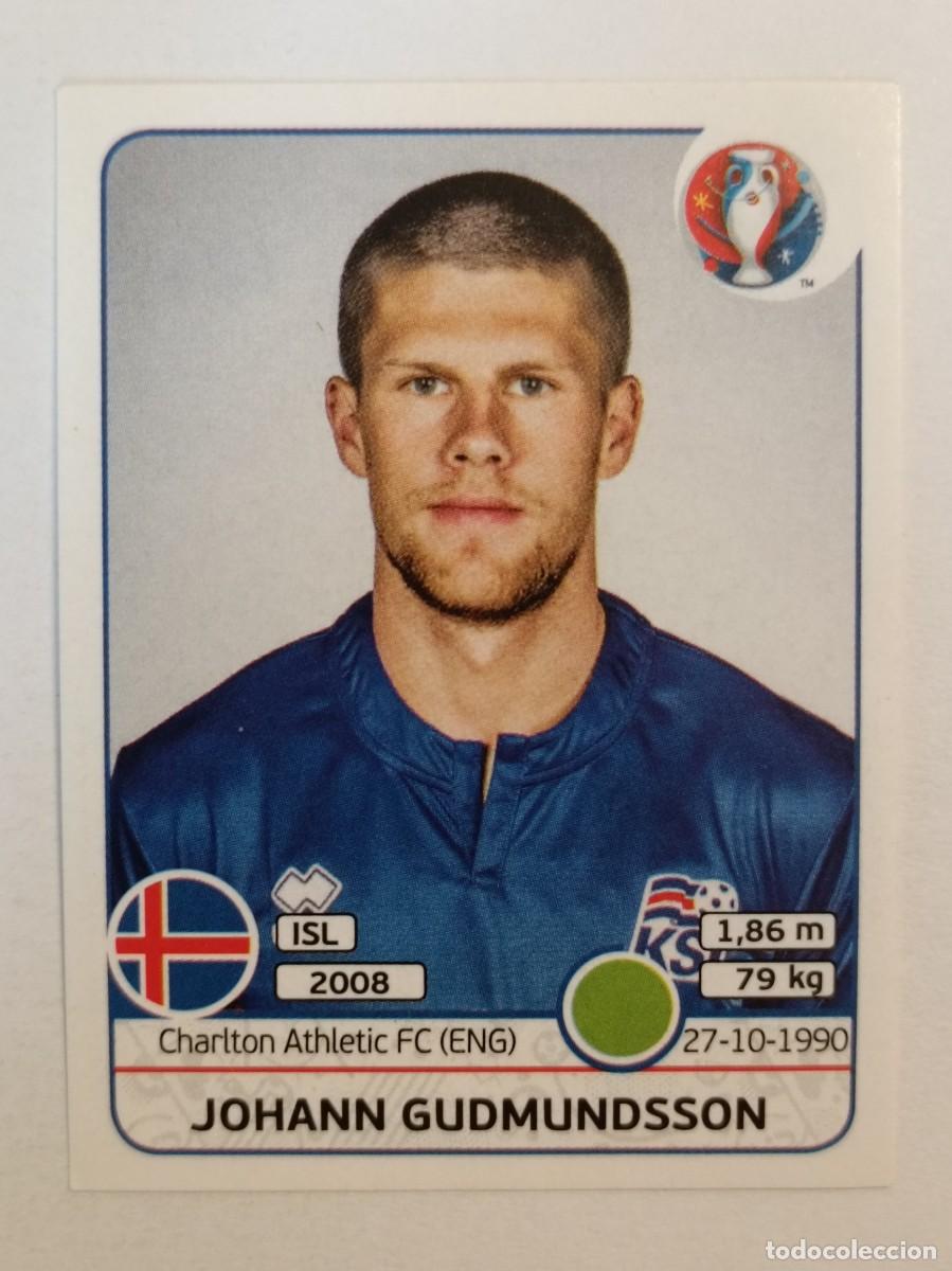 Cromos de F&uacute;tbol: #624 JOHANN GUDMUNDSSON (ISLANDIA) EURO FRANCIA 2016 PANINI