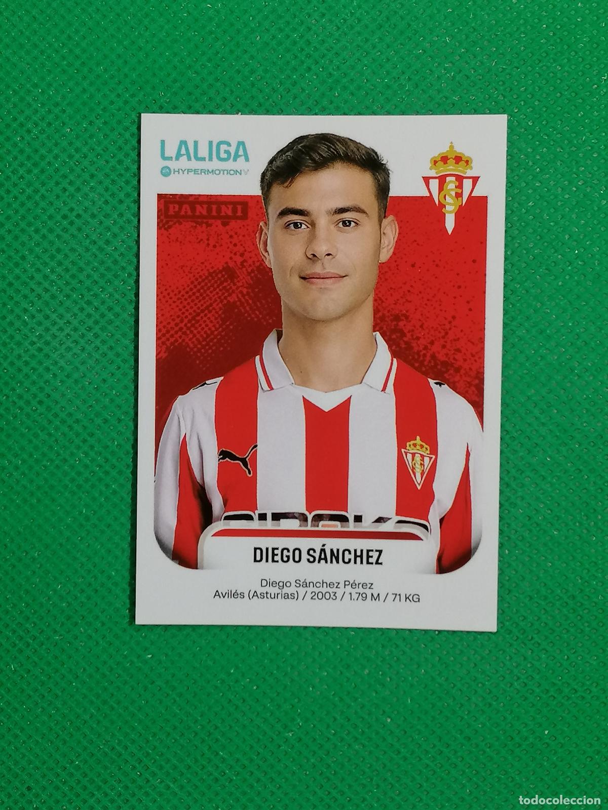 Cromos de F&uacute;tbol: 371 DIEGO SANCHEZ SPORTING GIJON ⚽ PANINI LIGA HYPERMOTION 25 26 2025 2026 ⚽