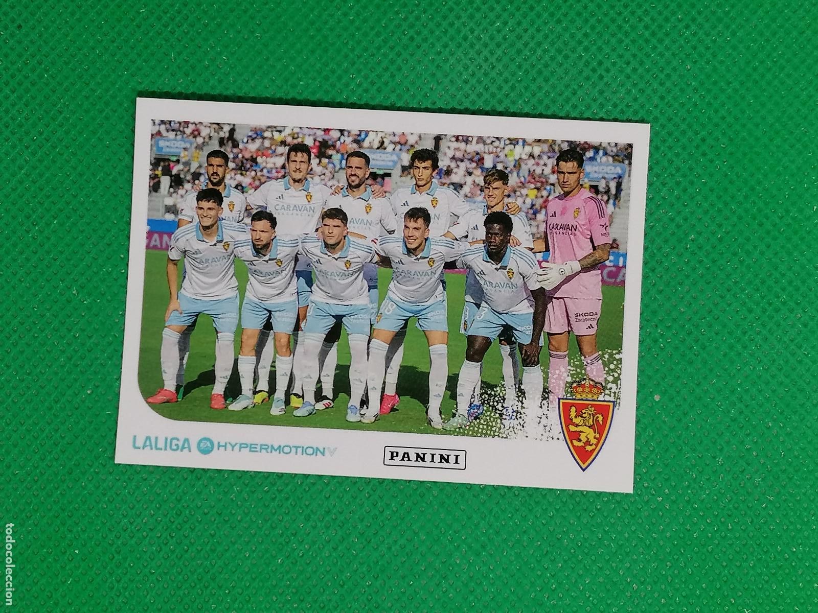 Cromos de F&uacute;tbol: 402 PLANTILLA EQUIPO ZARAGOZA ⚽ PANINI LIGA HYPERMOTION 25 26 2025 2026 ⚽