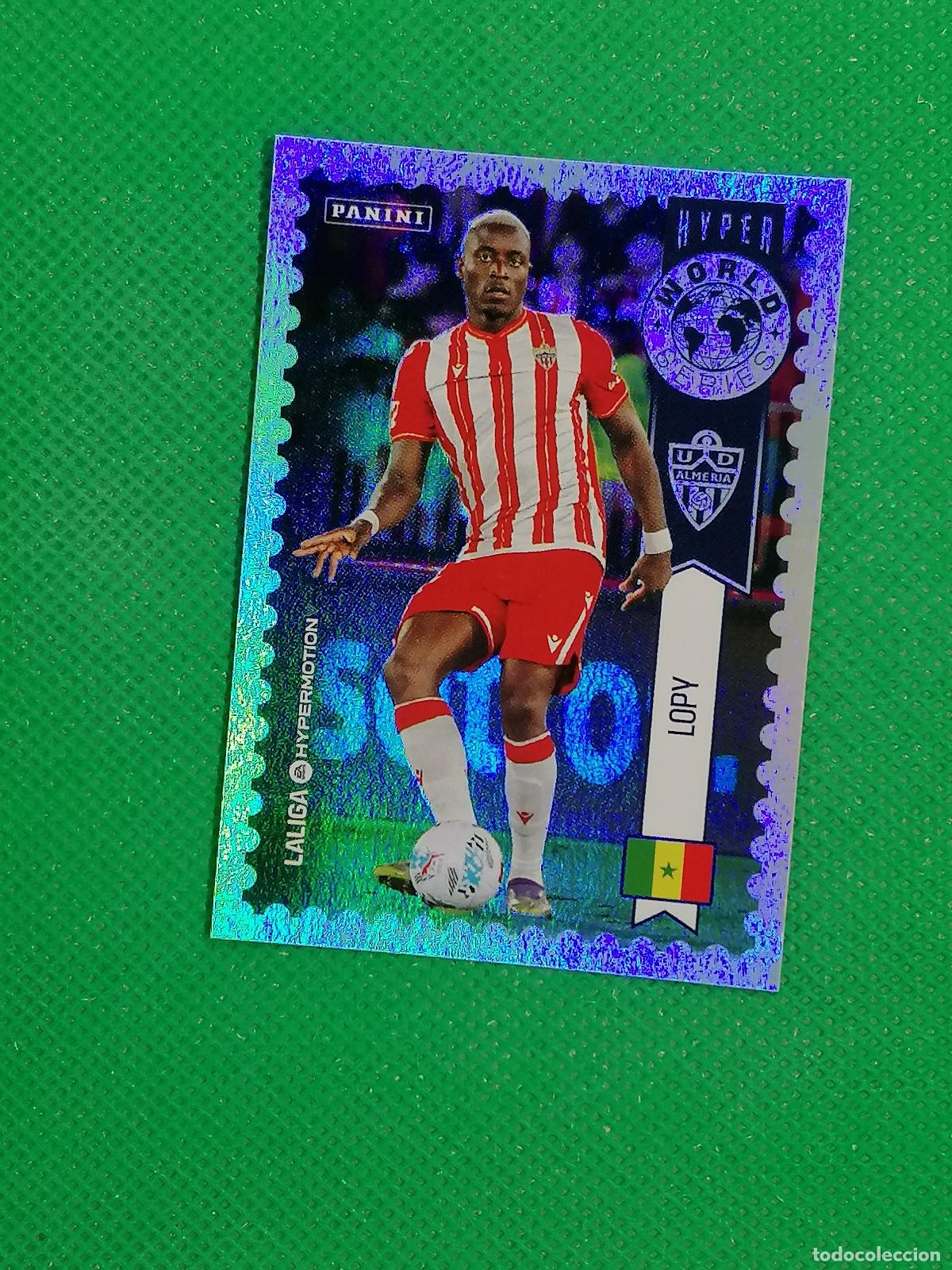 Cromos de F&uacute;tbol: 449 LOPY ALMERIA HYPER WORLD SERIES ⚽ PANINI LIGA HYPERMOTION 25 26 2025 2026 ⚽