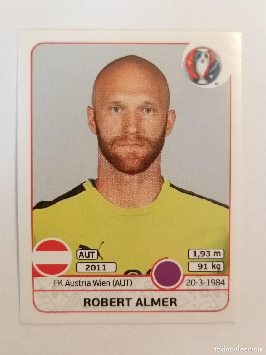 Cromos de F&uacute;tbol: #629 ROBERT ALMER (AUSTRIA) EURO FRANCIA 2016 PANINI