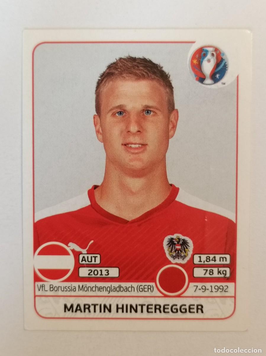 Cromos de F&uacute;tbol: #634 MARTIN HINTEREGGER (AUSTRIA) EURO FRANCIA 2016 PANINI