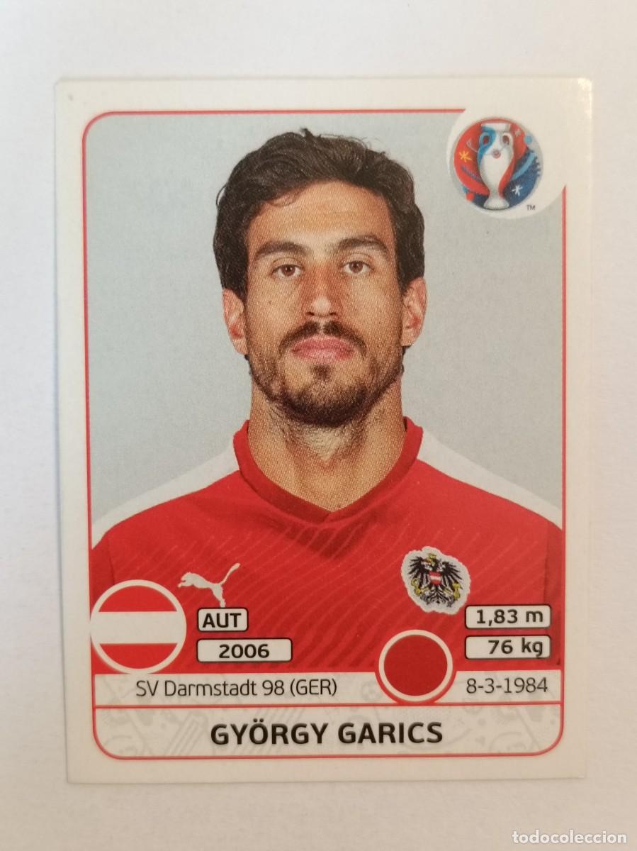 Cromos de F&uacute;tbol: #637 GYORGY GARICS (AUSTRIA) EURO FRANCIA 2016 PANINI
