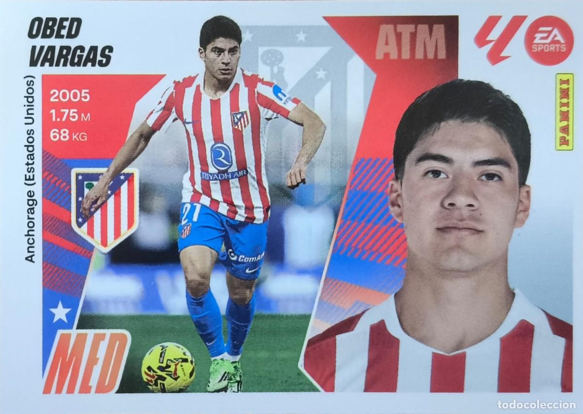 Cromos de F&uacute;tbol: FUTBOL - ESTE - 2025-2026 - 25-26 - MERCADO INVIERNO - ATLETICO MADRID - 4 - OBED VARGAS