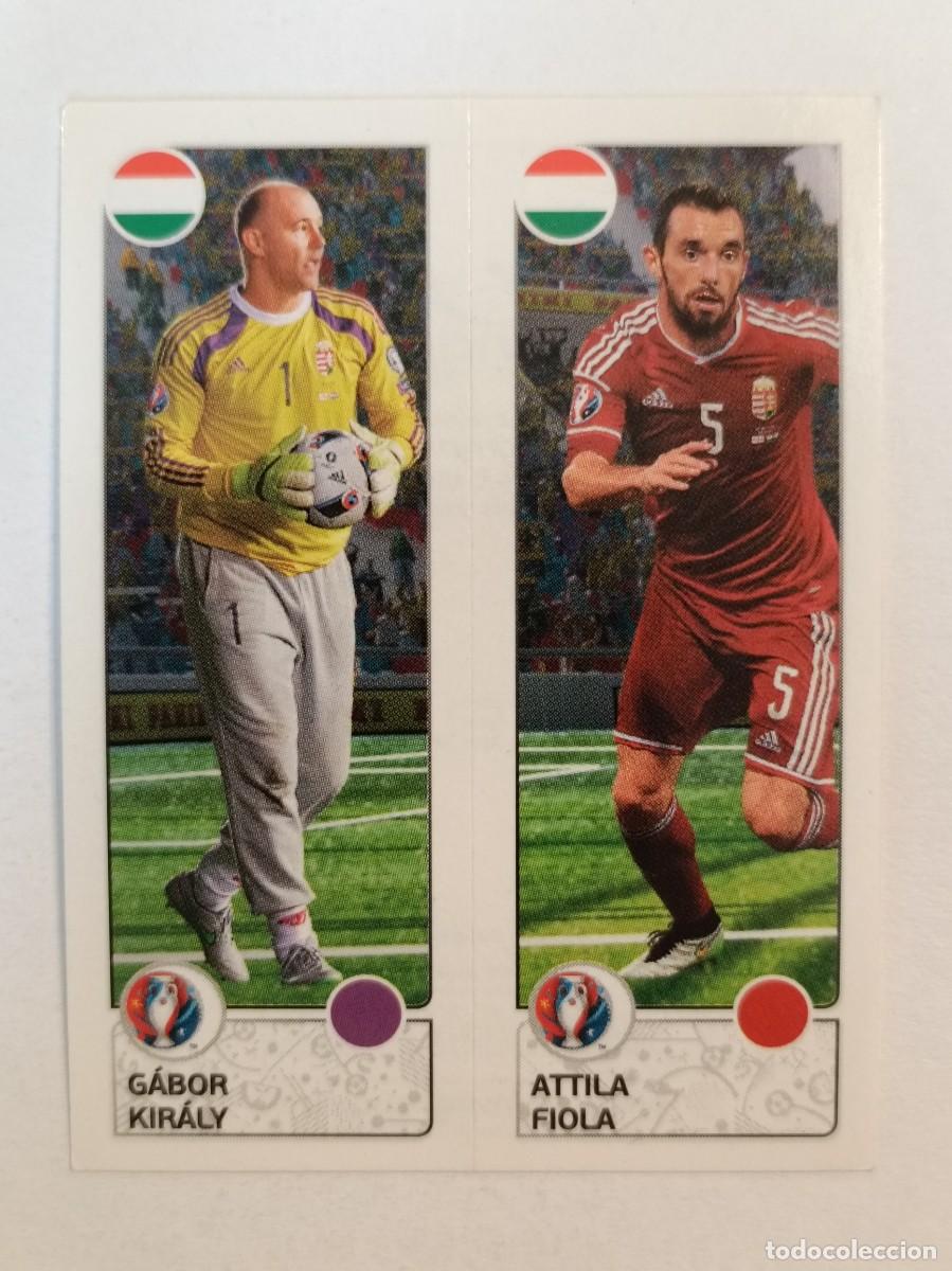 Cromos de F&uacute;tbol: #656 KIRALY-FIOLA (HUNGRIA) EURO FRANCIA 2016 PANINI