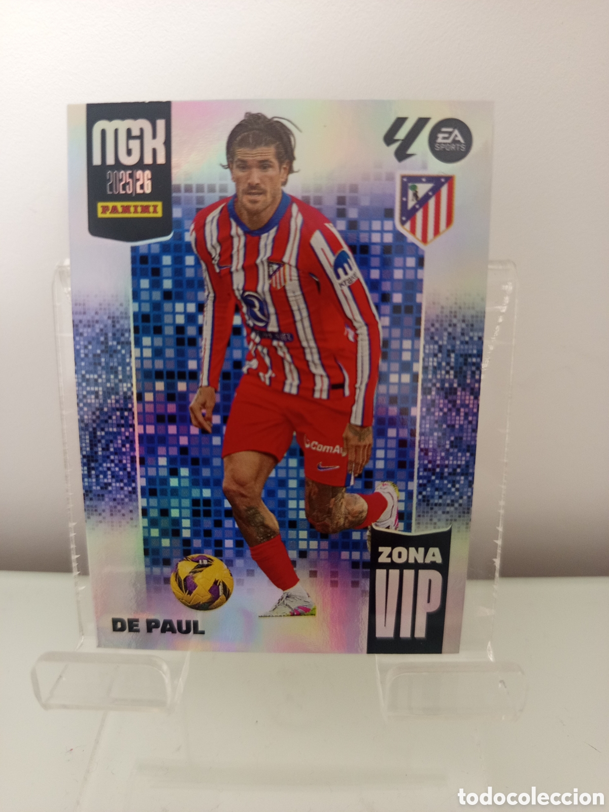 Football Stickers: ❇️ CROMO ⚽ DE PAUL ATL&Eacute;TICO DE MADRID ZONA VIP 2025 2026 25 26 MEGACRACKS MGKS ❇️