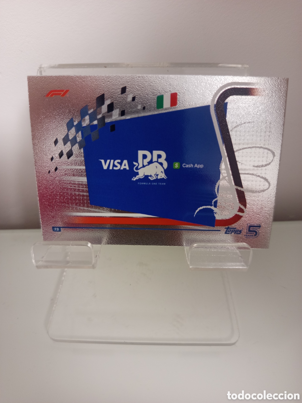 Cromos de F&uacute;tbol: ❇️ CROMO CARD LOGO ESCUDER&Iacute;A RB VISA TEAM 73 TURBO ATTAX 2024 TOPPS F1 FORMULA 1 24 ❇️