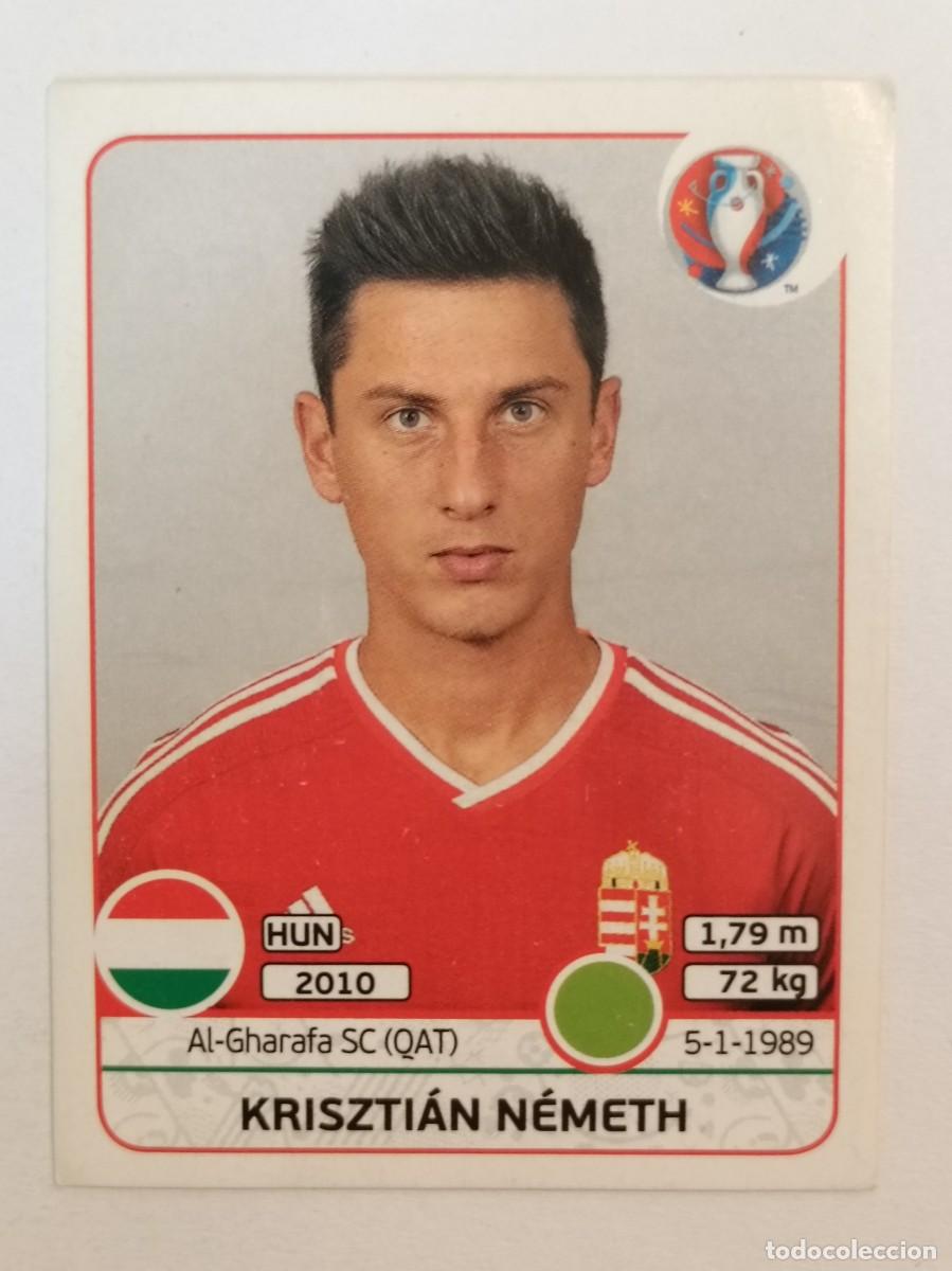 Cromos de F&uacute;tbol: #676 KRISZTIAN NEMETH (HUNGRIA) EURO FRANCIA 2016 PANINI