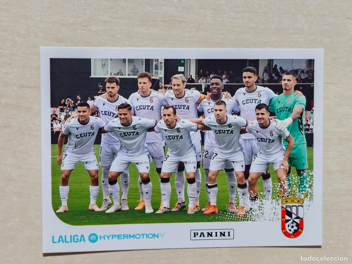 Cromos de F&uacute;tbol: N&ordm; 117 ALINEACION - CEUTA - CROMO - LIGA HYPERMOTION 2025 2026 SEGUNDA DIVISION 25 26